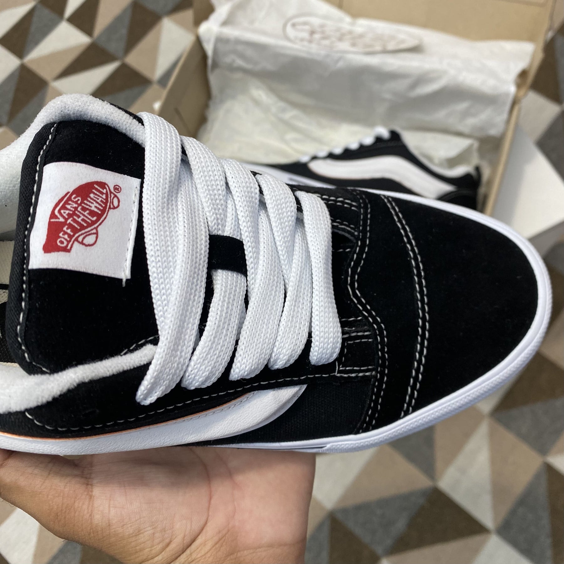 Vans Knu Skool Black White