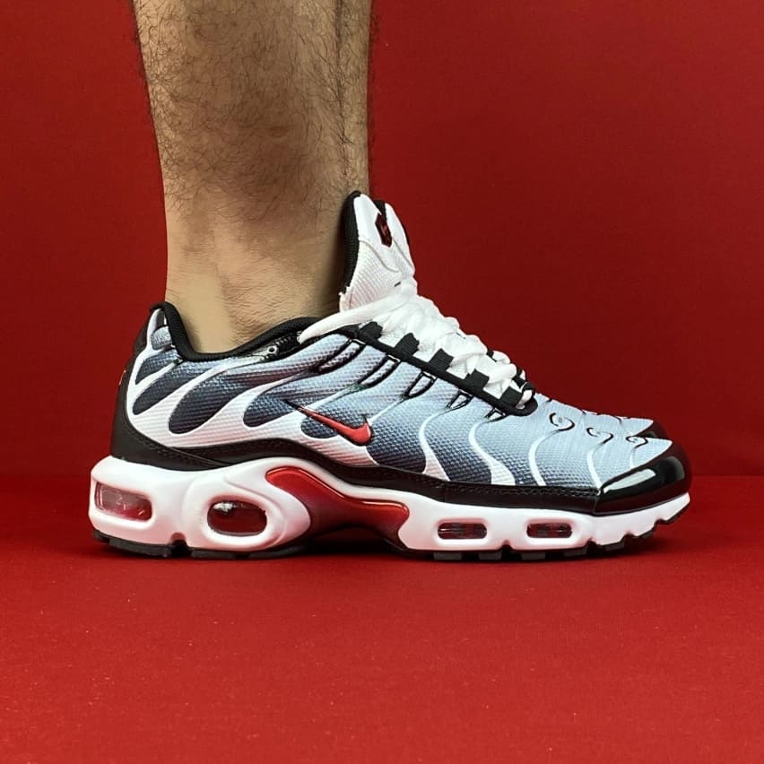 Air Max TN Cinza & Vermelho