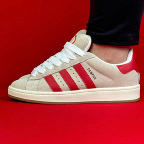 Adidas Campus 00s Bege & Vermelho