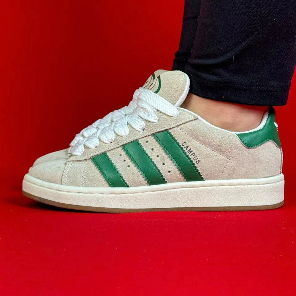 Adidas Campus 00s Bege & Verde