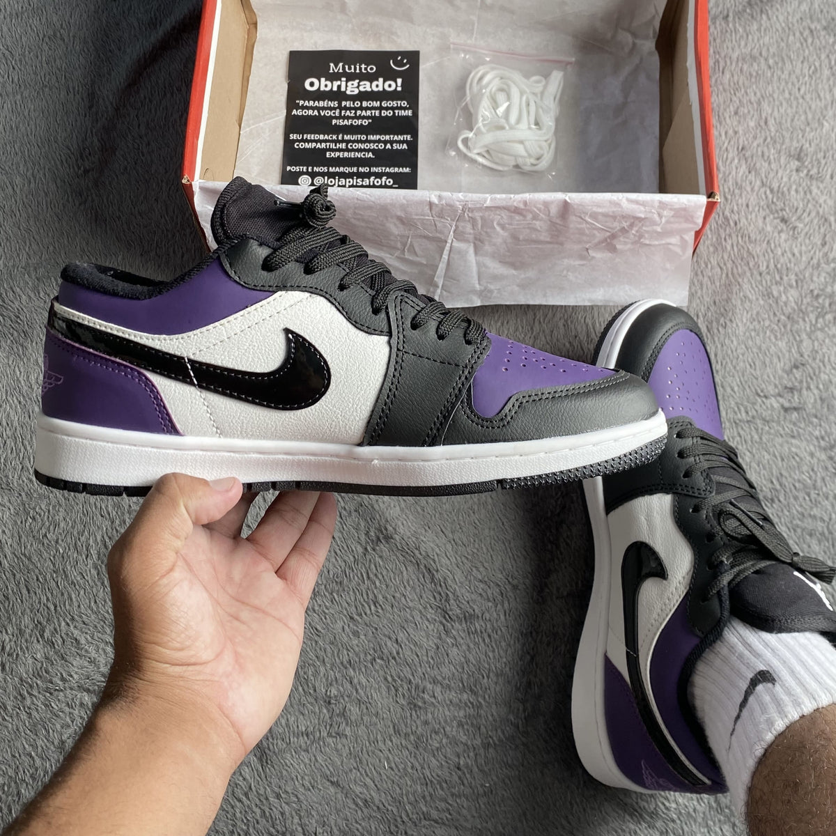 Air Jordan 1 Low Court Purple